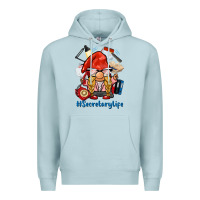 Blue Mist secretary life gnome Premium Hoodie - BarkalooDesign