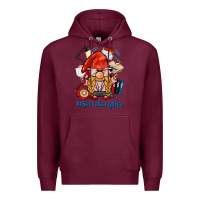 Burgundy secretary life gnome Premium Hoodie - BarkalooDesign