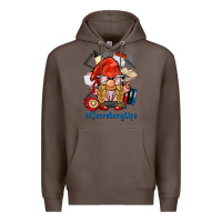 Coffee secretary life gnome Premium Hoodie - BarkalooDesign