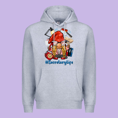 Secretary Life Gnome Premium Hoodie Designed By Barkaloodesign
