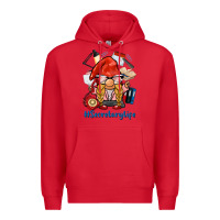Red secretary life gnome Premium Hoodie - BarkalooDesign