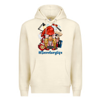 Sandshell secretary life gnome Premium Hoodie - BarkalooDesign