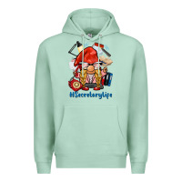 Seafoam secretary life gnome Premium Hoodie - BarkalooDesign
