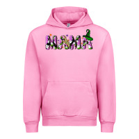 Fuchsia Pink Halloween spooky Mama Urban Hoodie - NancyCooperArtShop