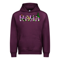 Mauve Wine Halloween spooky Mama Urban Hoodie - NancyCooperArtShop