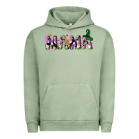 Pigment Oil Green Halloween spooky Mama Urban Hoodie - NancyCooperArtShop