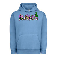 Pigment Pebble Blue Halloween spooky Mama Urban Hoodie - NancyCooperArtShop