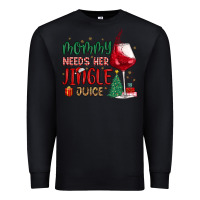 Black mommy needs her jingle juice Premium Sweatshirt - MaliasSmallBusiness