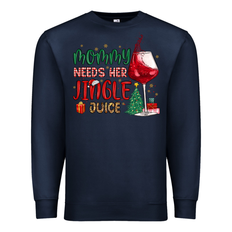 Mommy Needs Her Jingle Juice Premium Sweatshirt by MaliasSmallBusiness | Teevron
