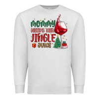 Oatmeal Heather mommy needs her jingle juice Premium Sweatshirt - MaliasSmallBusiness