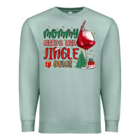 Seafoam mommy needs her jingle juice Premium Sweatshirt - MaliasSmallBusiness
