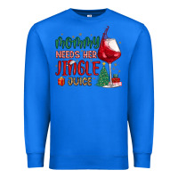 True Royal mommy needs her jingle juice Premium Sweatshirt - MaliasSmallBusiness