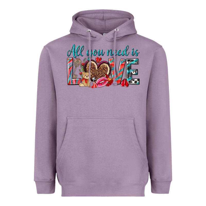 All You Need Is Love Heavyweight Hoodie by NancyCooperArtShop | Teevron
