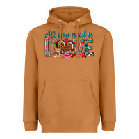 Meerkat all you need is love Heavyweight Hoodie - NancyCooperArtShop