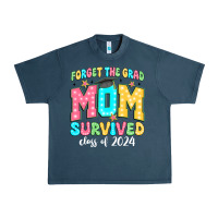 Midnight Navy forget the grad mom survived class of 2024 Urban Heavy Tee - JahusDesignShop