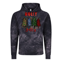 Cloud Black holly jolly Christmas trees Vintage Hoodie - RanaPortraitStore