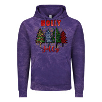 Cloud Purple holly jolly Christmas trees Vintage Hoodie - RanaPortraitStore