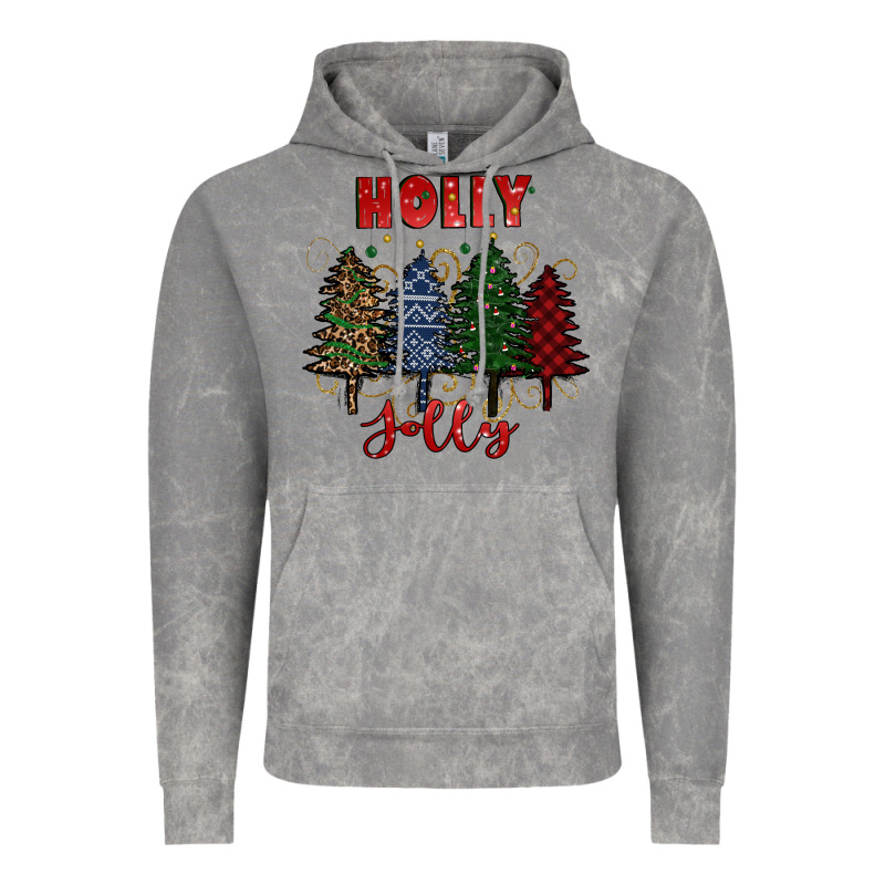 Holly Jolly Christmas Trees Vintage Hoodie by RanaPortraitStore | Teevron