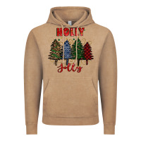 Vintage Coffee holly jolly Christmas trees Vintage Hoodie - RanaPortraitStore