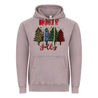 Vintage Zinc holly jolly Christmas trees Vintage Hoodie - RanaPortraitStore