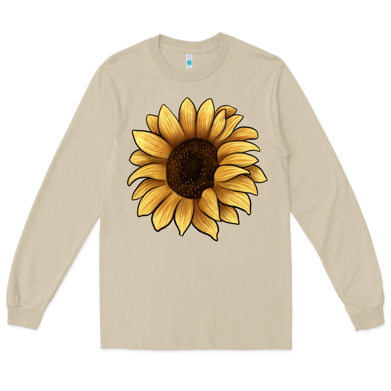 Sunflower Long Sleeve Tee by JahusDesignShop | Teevron