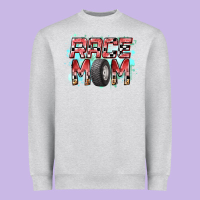 Race Mom Heavyweight Sweatshirt Designed By Racoondesign