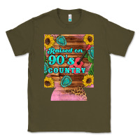 Army Green raised 90's country guitar cactus sunflower's 12 oz can cooler (regula Classic Tee - Artiststas