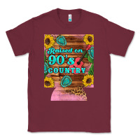 Burgundy raised 90's country guitar cactus sunflower's 12 oz can cooler (regula Classic Tee - Artiststas