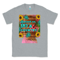 Heather Grey raised 90's country guitar cactus sunflower's 12 oz can cooler (regula Classic Tee - Artiststas
