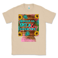 Raised 90's Country Guitar Cactus Sunflower's 12 Oz Can Cooler (regula Classic Tee | Teevron