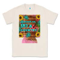 Natural raised 90's country guitar cactus sunflower's 12 oz can cooler (regula Classic Tee - Artiststas