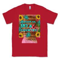 Red raised 90's country guitar cactus sunflower's 12 oz can cooler (regula Classic Tee - Artiststas