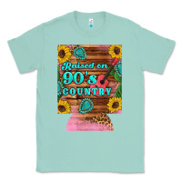Seafoam raised 90's country guitar cactus sunflower's 12 oz can cooler (regula Classic Tee - Artiststas