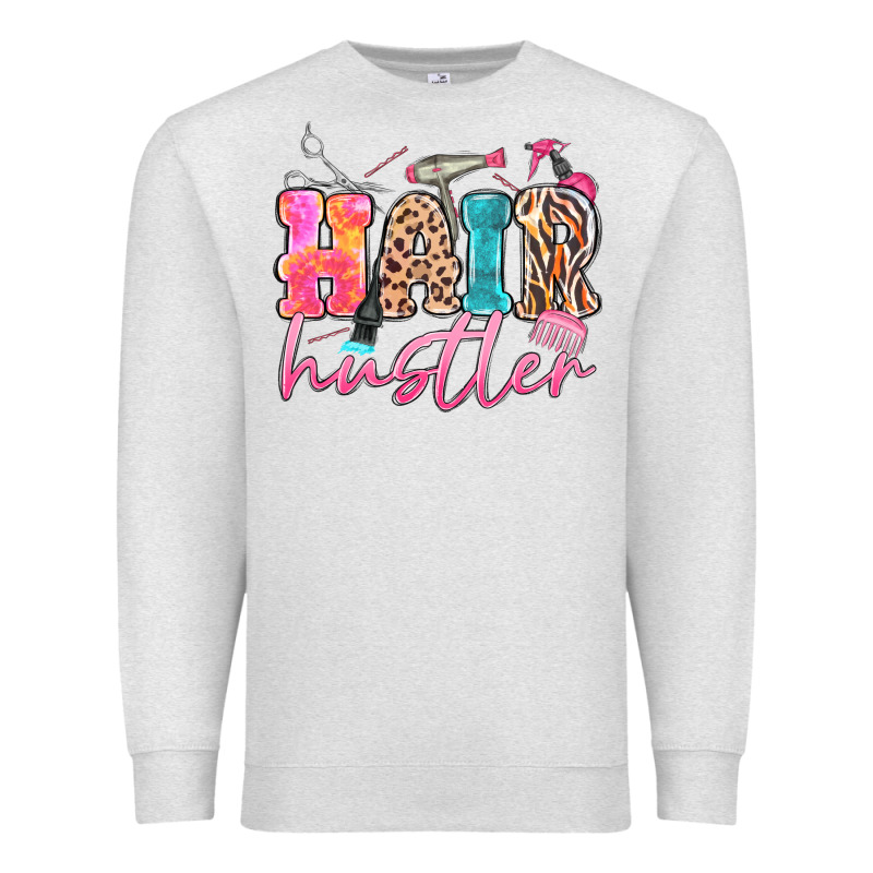 Hair Hustler Premium Sweatshirt by MaliasSmallBusiness | Teevron