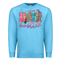 Ocean Blue hair hustler Premium Sweatshirt - MaliasSmallBusiness