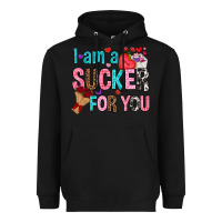 Black i am a sucker for you Heavyweight Hoodie - NancyCooperArtShop