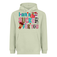 Matcha i am a sucker for you Heavyweight Hoodie - NancyCooperArtShop