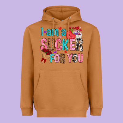I Am A Sucker For You Heavyweight Hoodie Designed By Nancycooperartshop