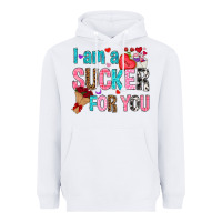 White i am a sucker for you Heavyweight Hoodie - NancyCooperArtShop