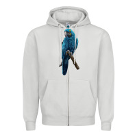 Hyacinth Macaw Zipper Hoodie | Teevron