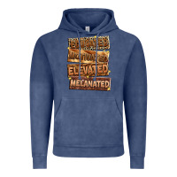 Vintage Denim Educated motivated elevated melanated Vintage Hoodie - Zillion Design Studio