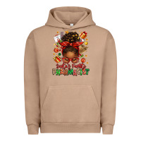 Pigment Burro santas favorite pharmacist afro messy bun Urban Hoodie - texasbilliewilder