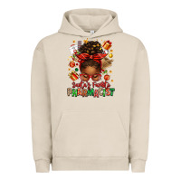 Pigment French Oak santas favorite pharmacist afro messy bun Urban Hoodie - texasbilliewilder