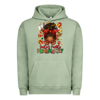 Pigment Oil Green santas favorite pharmacist afro messy bun Urban Hoodie - texasbilliewilder