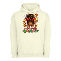Pigment Pistachio santas favorite pharmacist afro messy bun Urban Hoodie - texasbilliewilder