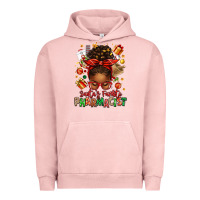 Pigment Salmon santas favorite pharmacist afro messy bun Urban Hoodie - texasbilliewilder