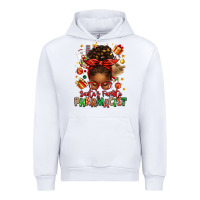 White santas favorite pharmacist afro messy bun Urban Hoodie - texasbilliewilder