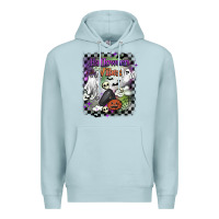 Blue Mist halloween vibes Premium Hoodie - BarkalooDesign