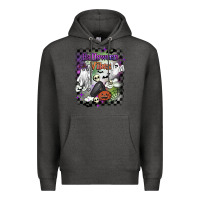 Charcoal Heather halloween vibes Premium Hoodie - BarkalooDesign