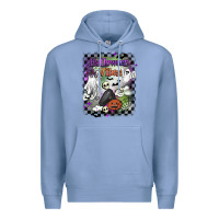 Colony Blue halloween vibes Premium Hoodie - BarkalooDesign